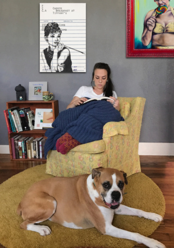 “Breakfast at Tiffany’s” Upcycled Library Card Canvas Print