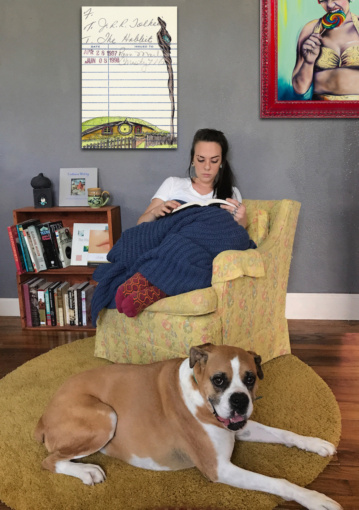 “The Hobbit” Upcycled Library Card Canvas Print