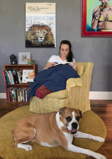 “The Lion, the Witch and the Wardrobe” Upcycled Library Card Canvas Print