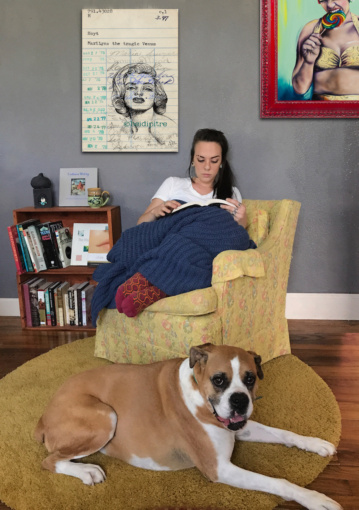 “Marilyn” Upcycled Library Card Canvas Print