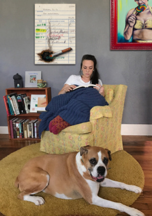 "The Outsiders" Upcycled Library Card Canvas Print