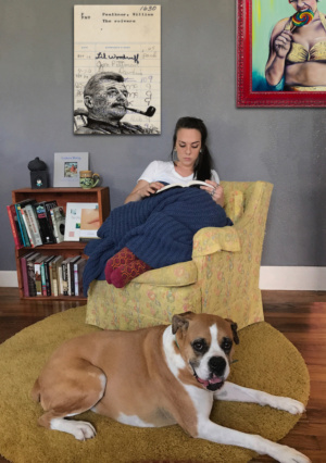 "The Reivers" Upcycled Library Card Canvas Print