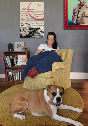 “The Sun Also Rises” Upcycled Library Card Canvas Print