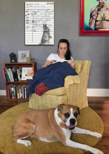 “For Whom the Bell Tolls” Upcycled Library Card Canvas Print