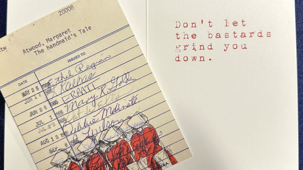 A Handmaid’s Tale Library Card Notecard Set