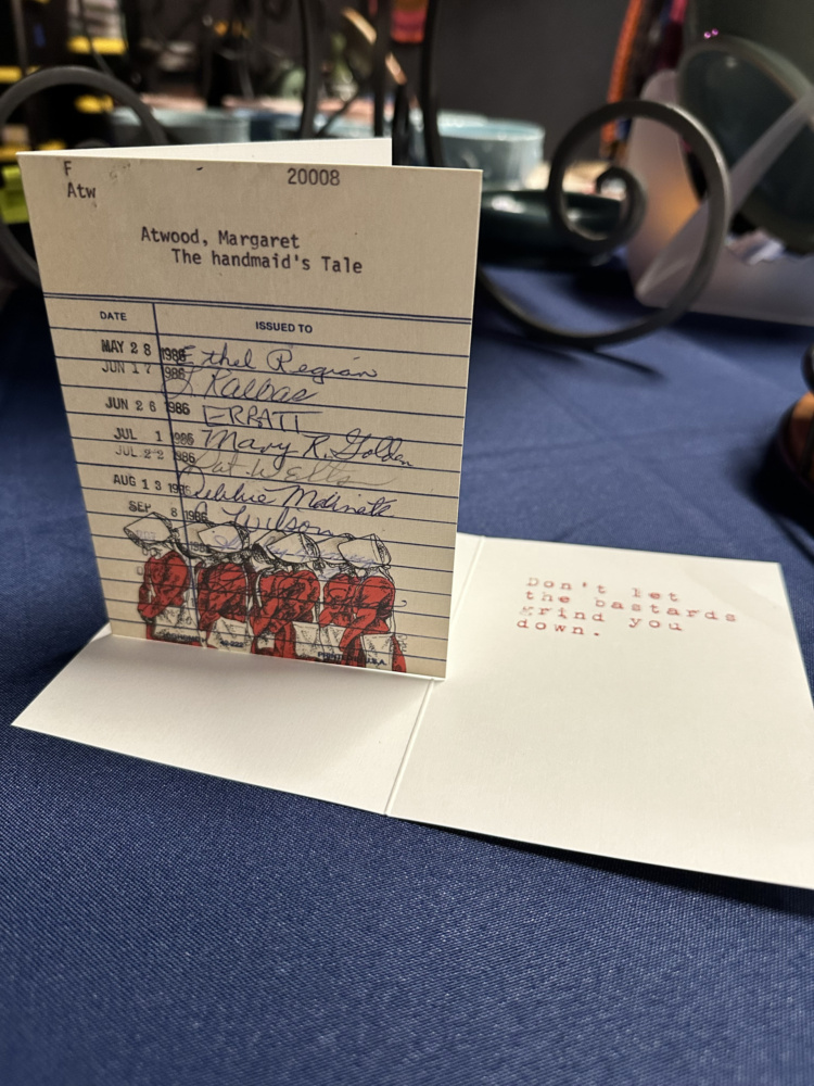 A Handmaid's Tale Library Card Notecard Set - Image 3