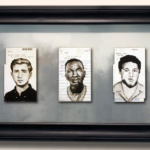 MISSING Mississippi missing fbi drawing of civil rights activists from the 1960s from Philadelphia murders on vellum