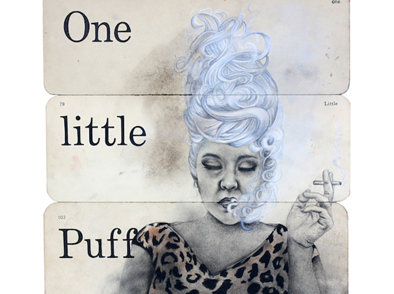 Flash Card “One little Puff” Giclée Print