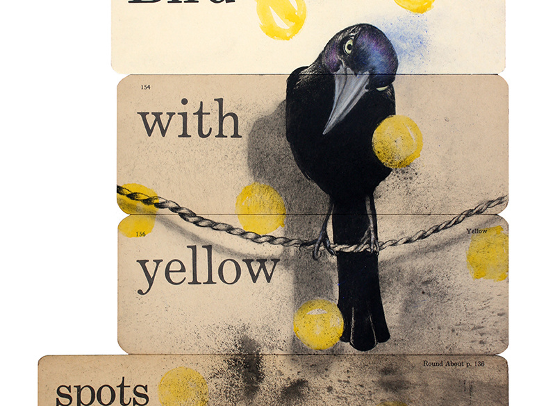 Flash Card “Bird with yellow spots” Giclée Print