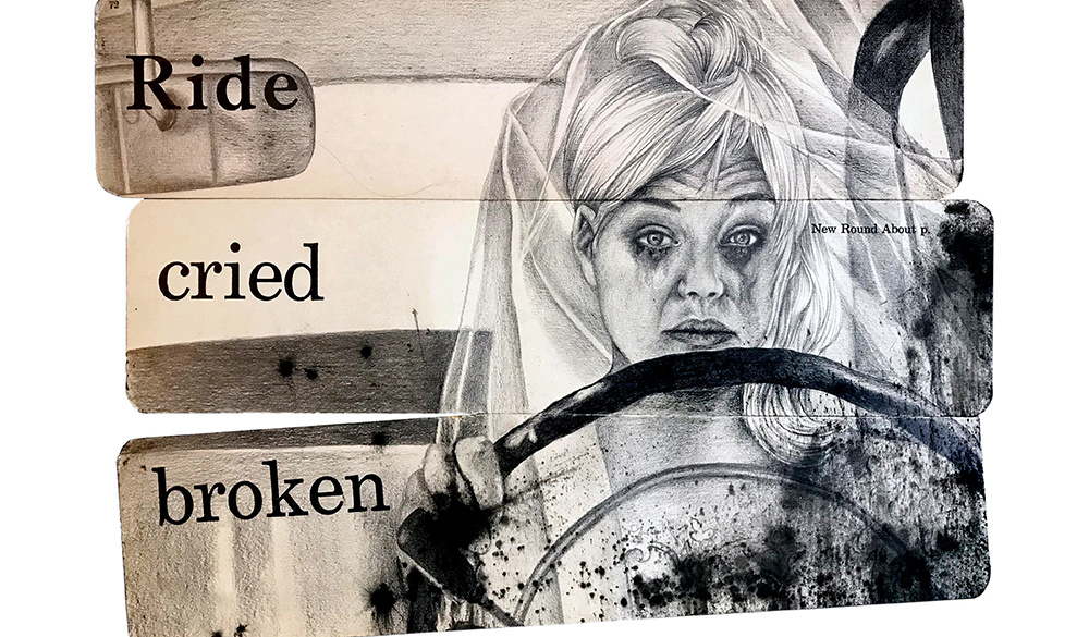Flash Card “Ride cried broken” Giclée Print