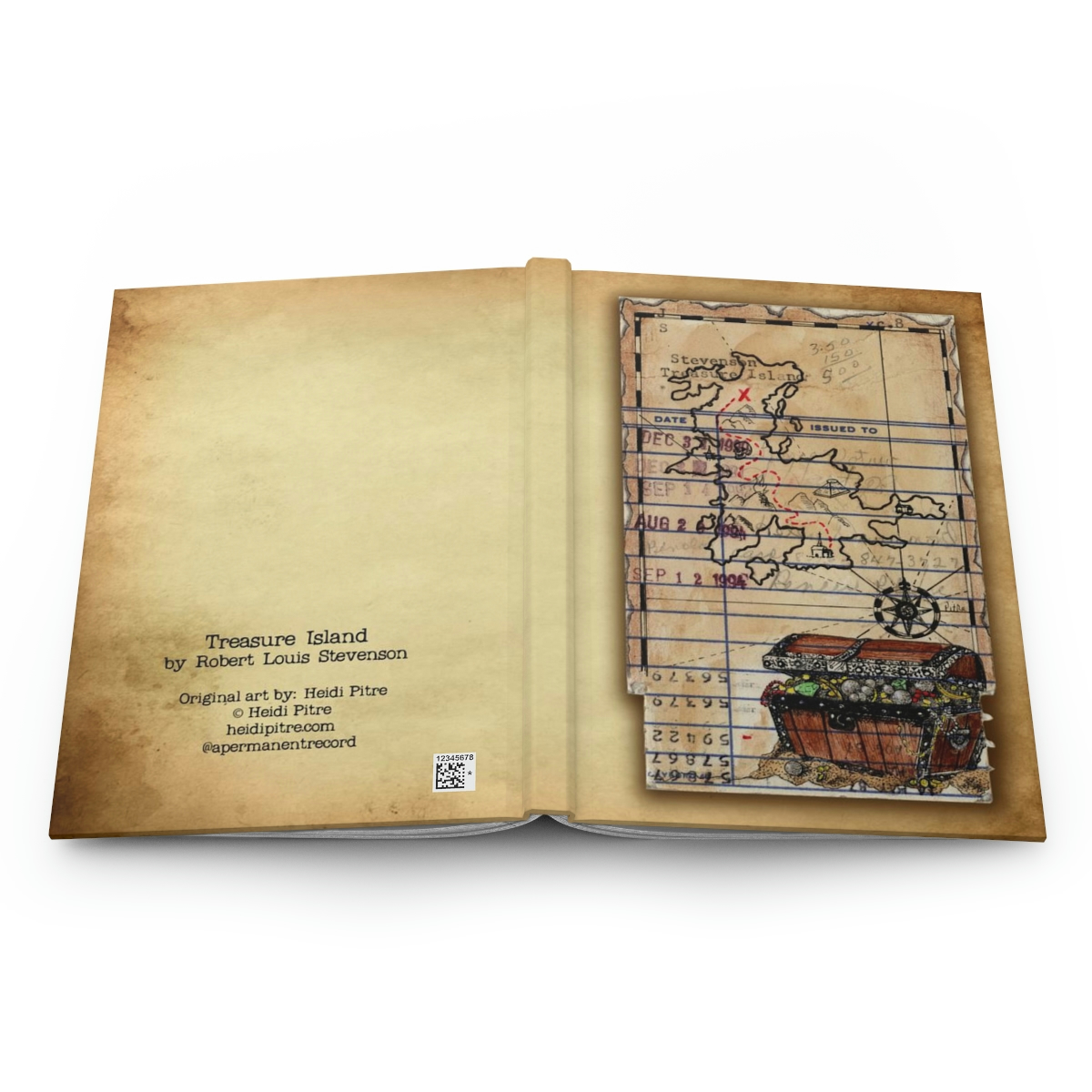 Treasure Island Hardcover Journal - Image 5