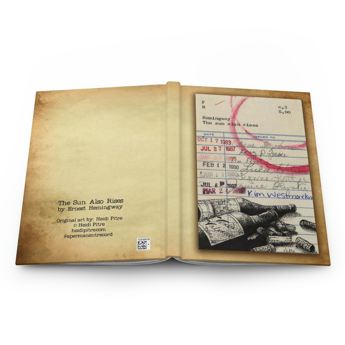 Hemingway's The Sun Also Rises Hardcover Journal - Image 5