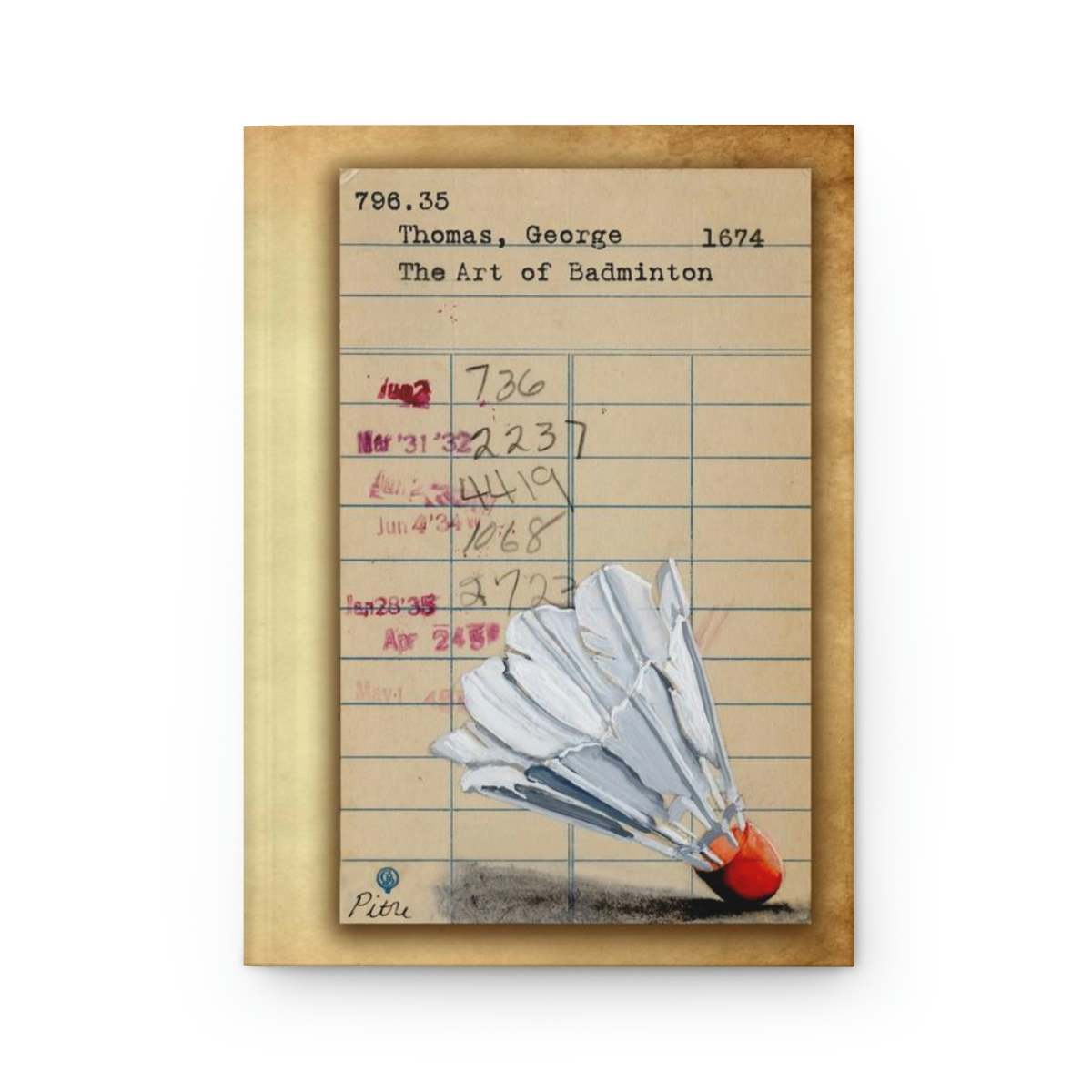 The Art of Badminton Hardcover Journal - Image 2