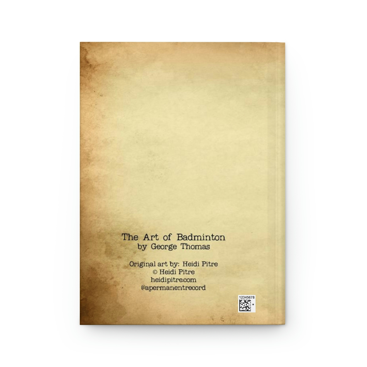 The Art of Badminton Hardcover Journal - Image 3