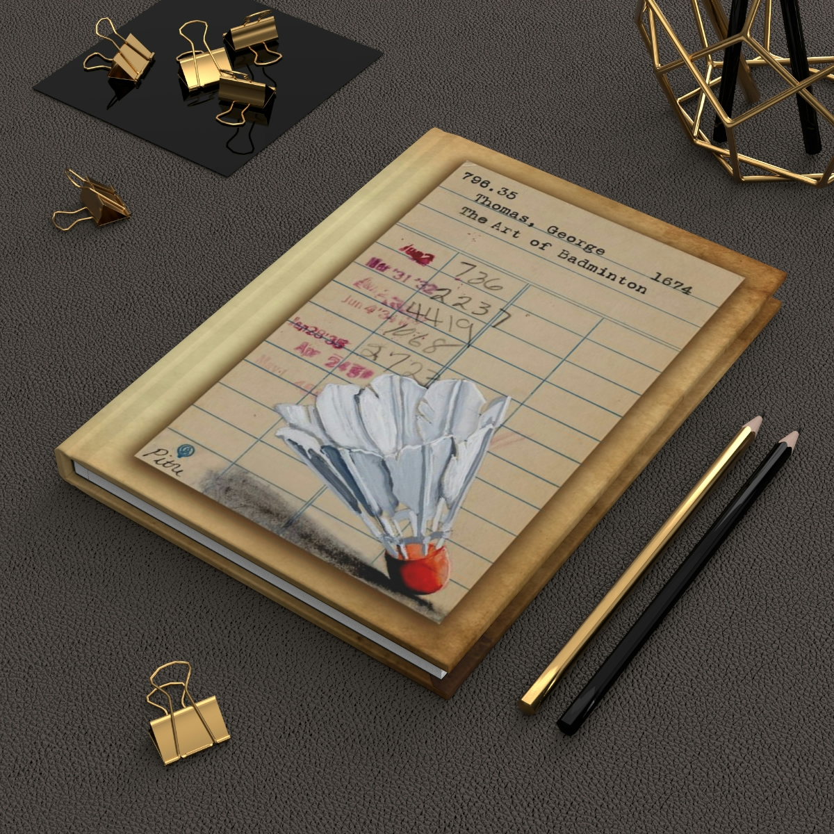 The Art of Badminton Hardcover Journal - Image 6