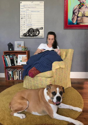 Heidi Pitre illustration of a canon in pen and ink on an oversized canvas print from Kipling's Kim.