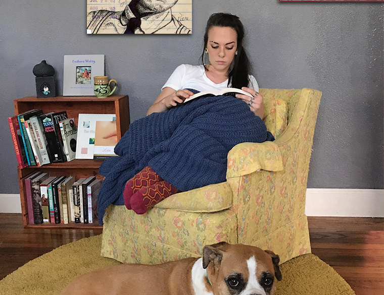 “A Fable” Upcycled Library Card Canvas Print