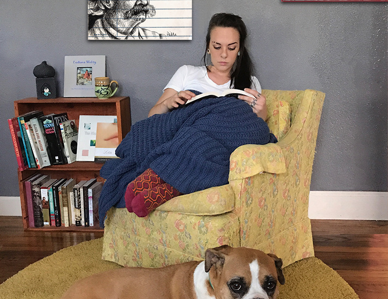 “How to Tell a Story” Upcycled Library Card Canvas Print