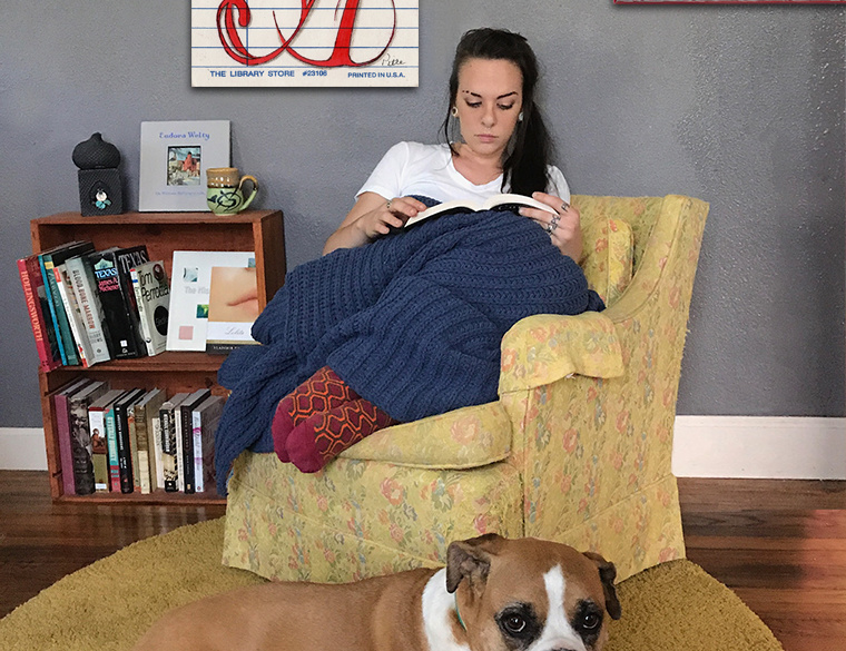 “The Scarlet Letter” Upcycled Library Card Canvas Print