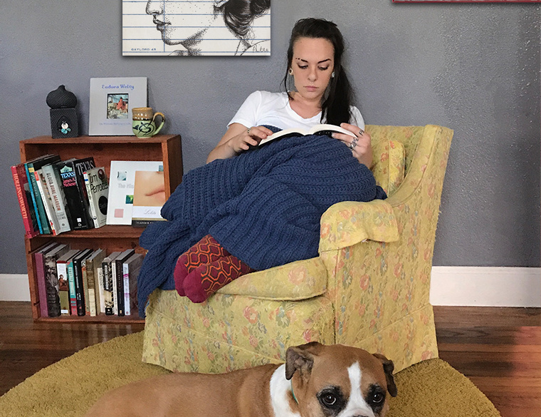 “A Room of One’s Own” Upcycled Library Card Canvas Print