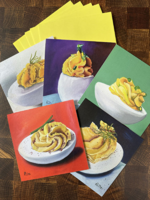 Eggs From Hell Notecard Set