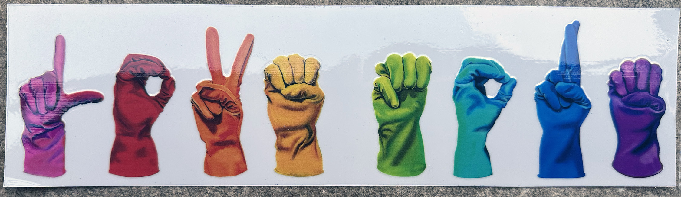 LOVE MORE WINDOW DECAL - Image 4