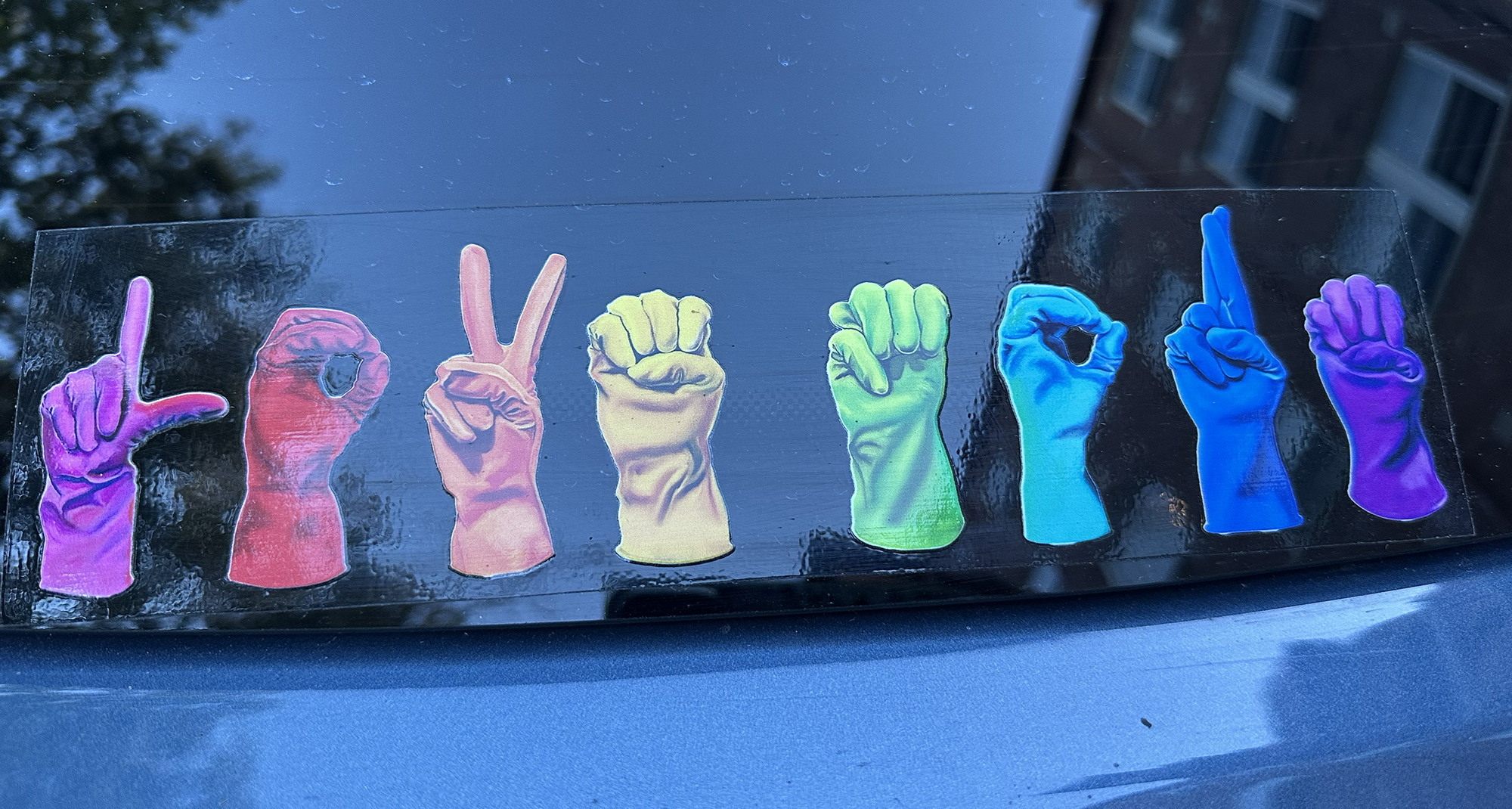 LOVE MORE WINDOW DECAL